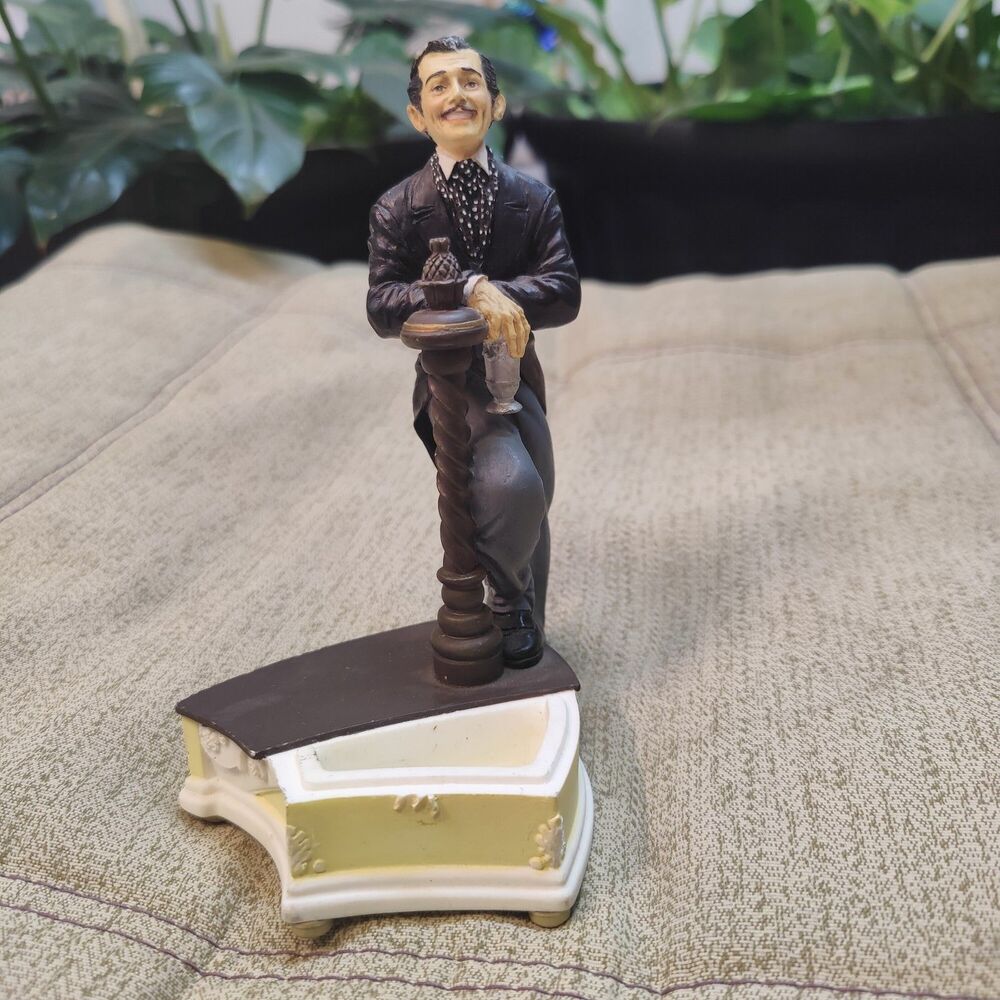 Clark Gable Rhett Butler Gone With The Wind Trinket Music Box 1993 *Read*